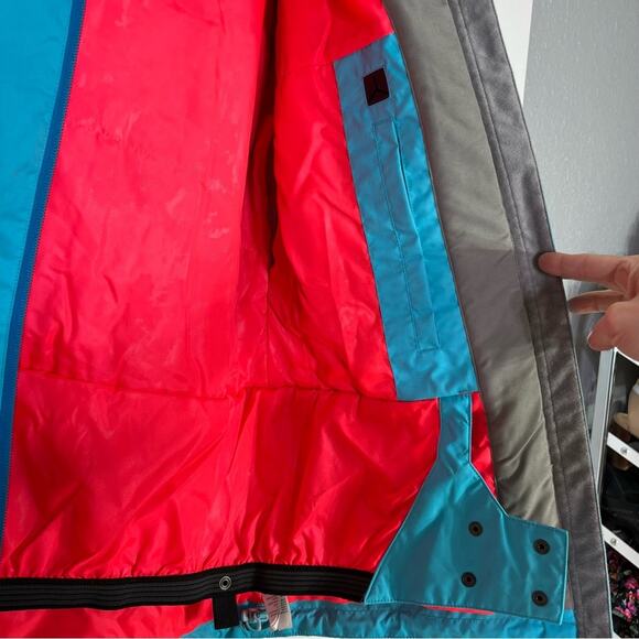 GSOU Snow Ski Turquoise Jacket Regular Fit 10K Small EUC - Picture 7 of 14